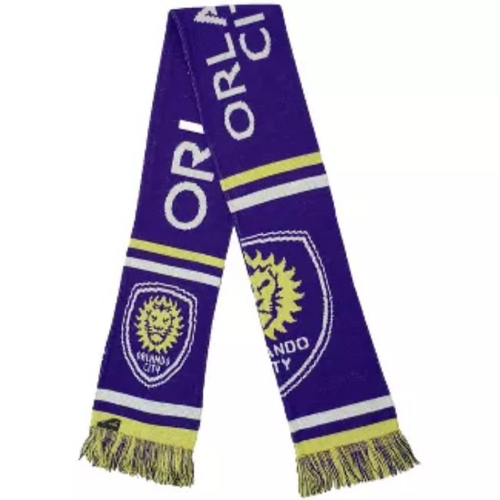 MLS Orlando City SC Knit Block Purple Scarf